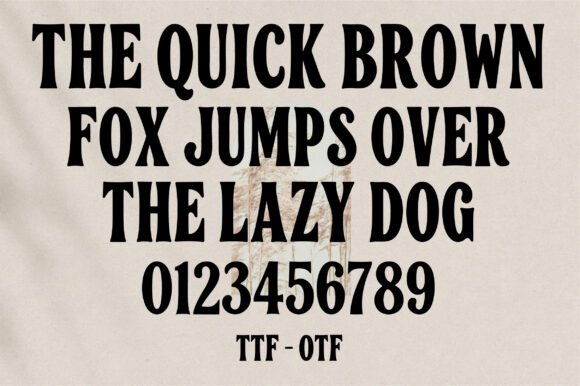 Royal Serif Font PNG with transparent background - Preview 4