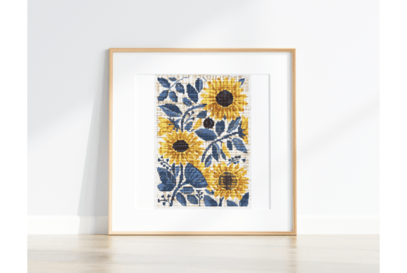 Sunflower Cross Stitch Pattern