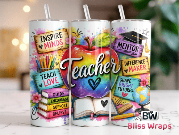 Teacher Appreciation Tumbler Wrap