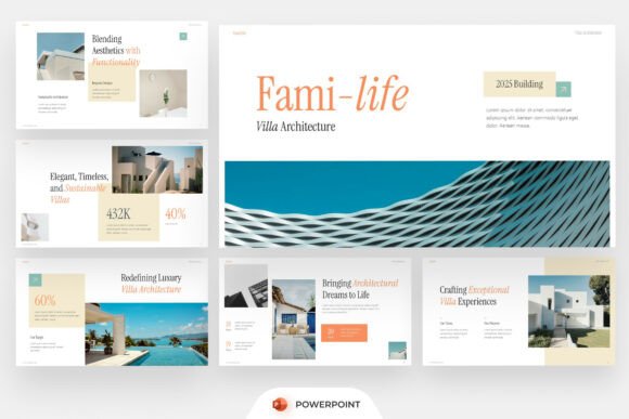 Villa Architecture PowerPoint
