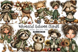 Whimsical Autumn PNG Clipart Graphic by RevolutionCraft · Creative Fabrica