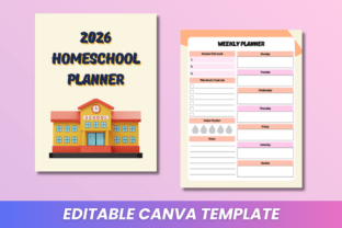 2026 Homeschool Planner Kdp Interior Graphic by DIGITAL PRINT BOX ...