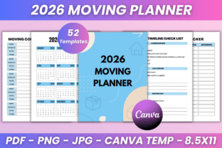 2026 Moving Planner Kdp Interior Graphic by DIGITAL PRINT BOX ...