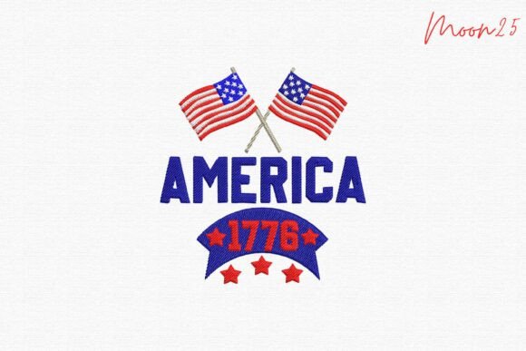 America 1776 Patriotic USA Flags