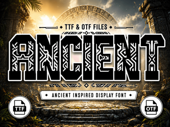 Ancient Font - Preview 1