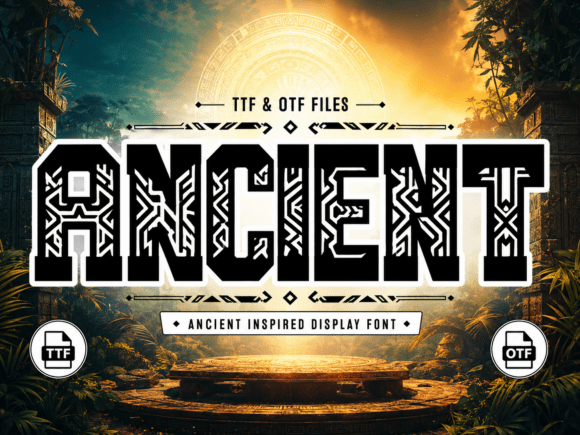 Ancient Font - Preview 3