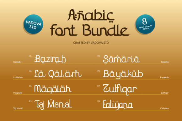 Arabic Bundle Font - Preview 1