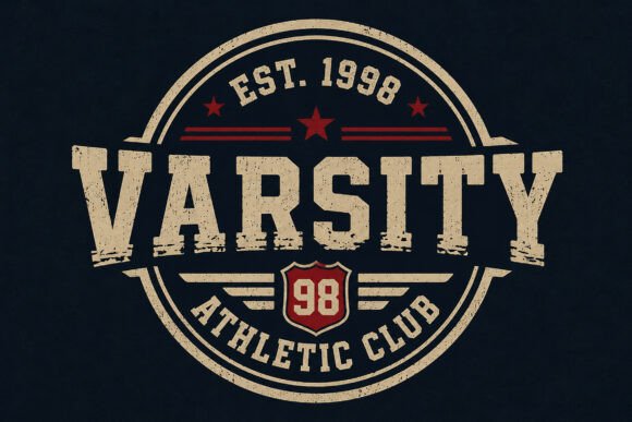 Athletic Varsity Font - Preview 1