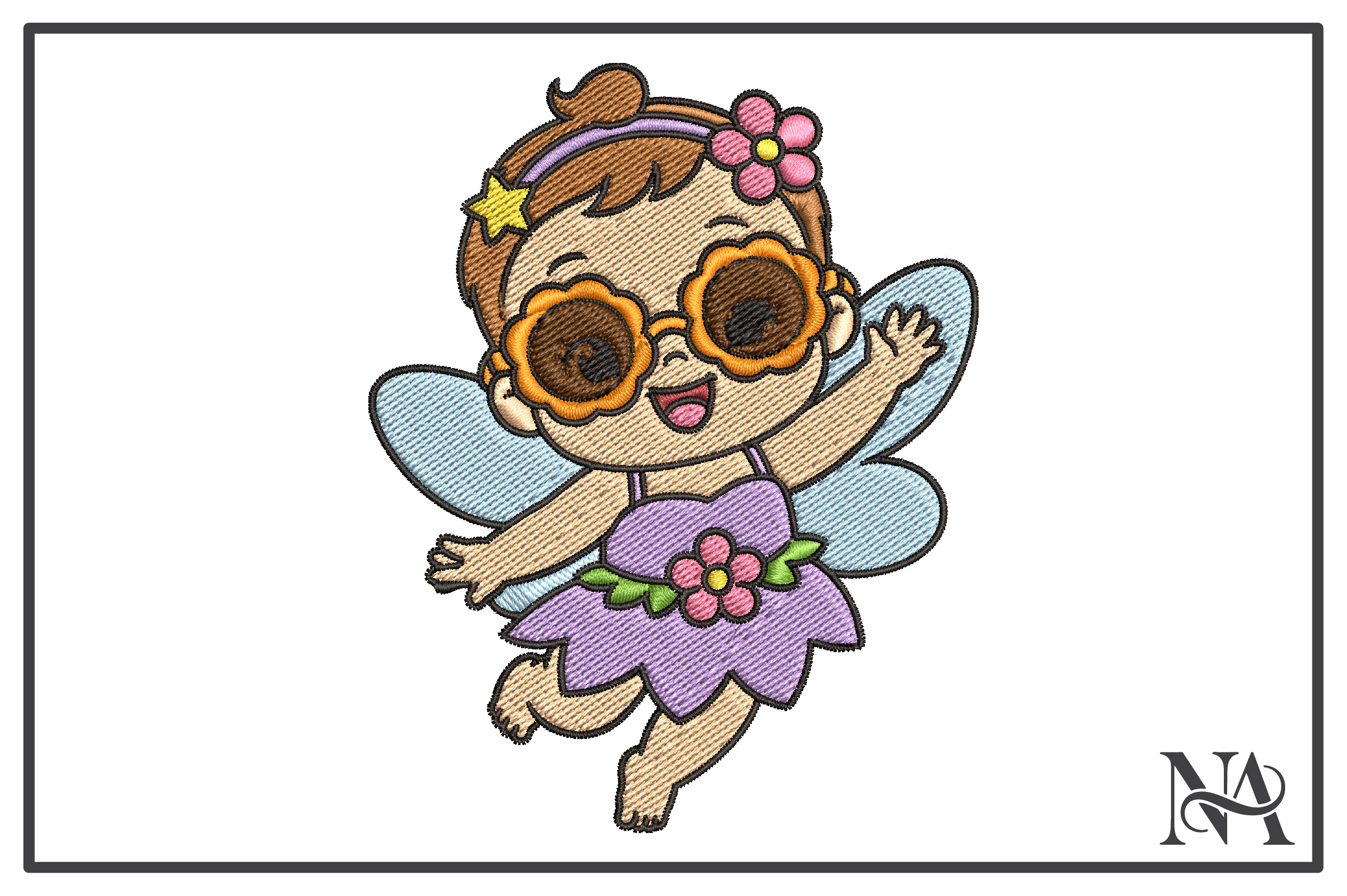 Baby Fairy Sunflower Sunglasses Design