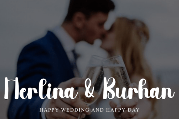Background Autograph Font - Preview 1