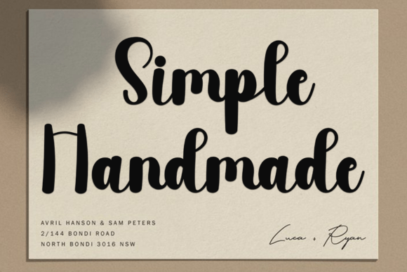 Background Autograph Font - Preview 6