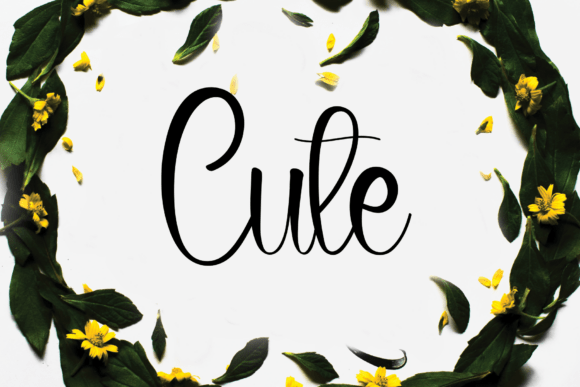 Bellacute Font - Preview 1