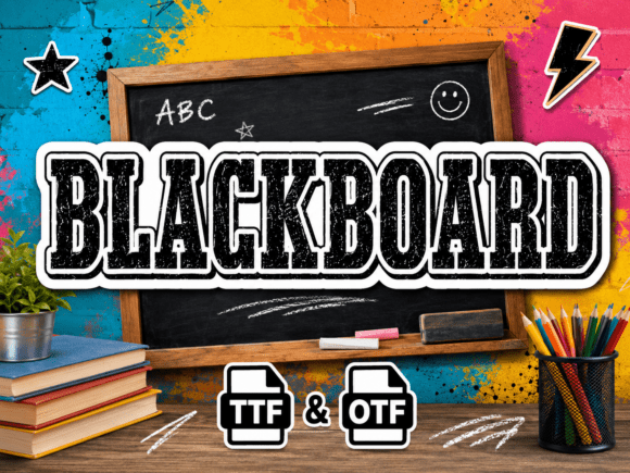 Blackboard Font - Preview 1