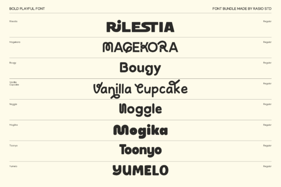 Bold Playful Bundle Font - Preview 1