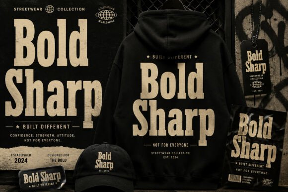Bold Sharp Font - Preview 2