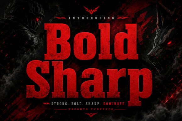 Bold Sharp Font - Preview 4