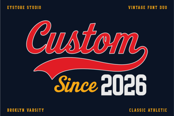 Broklyn Varsity Font - Preview 2