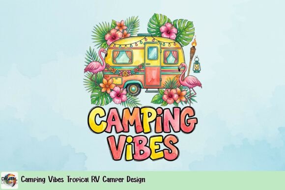 Camping Vibes Tropical RV Camper Design