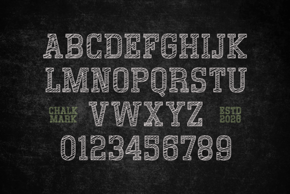 Chalk Mark Font - Preview 4