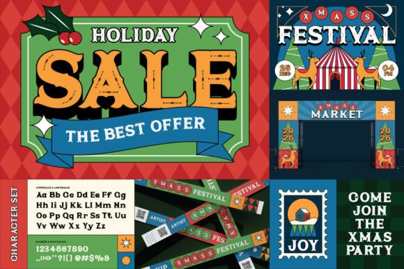 Christmas Bundle Font - Preview 4