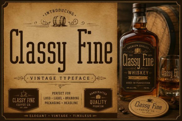 Classy Fine Font - Preview 4
