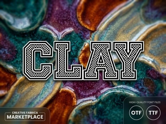 Clay Font - Preview 1