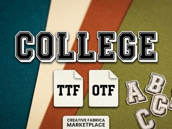 College Font - Preview 1