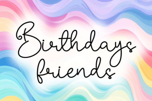 Darling Beutyfulls Font PNG with transparent background - Preview 1