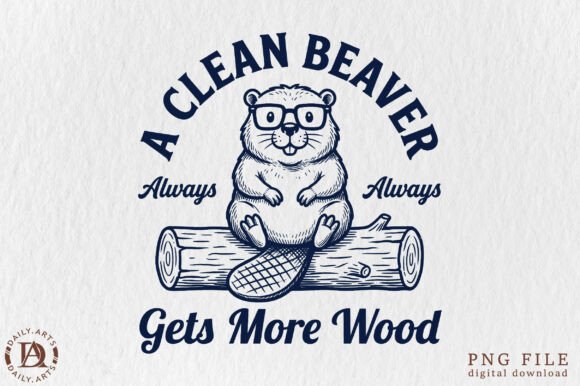 Funny Beaver Shirt Design PNG Graphic by daily.arts · Creative Fabrica