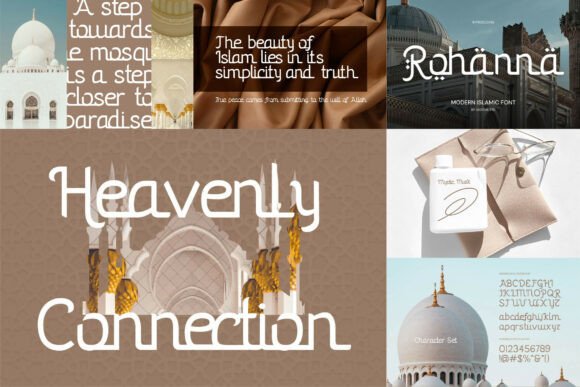 Islamic Bundle Font PNG with transparent background - Preview 3