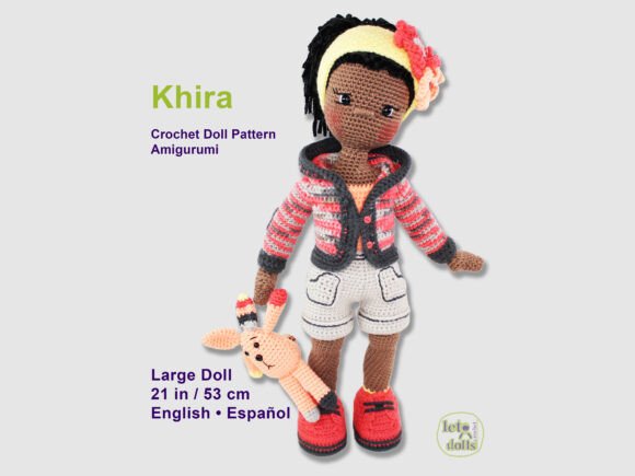 Khira Large Crochet Doll