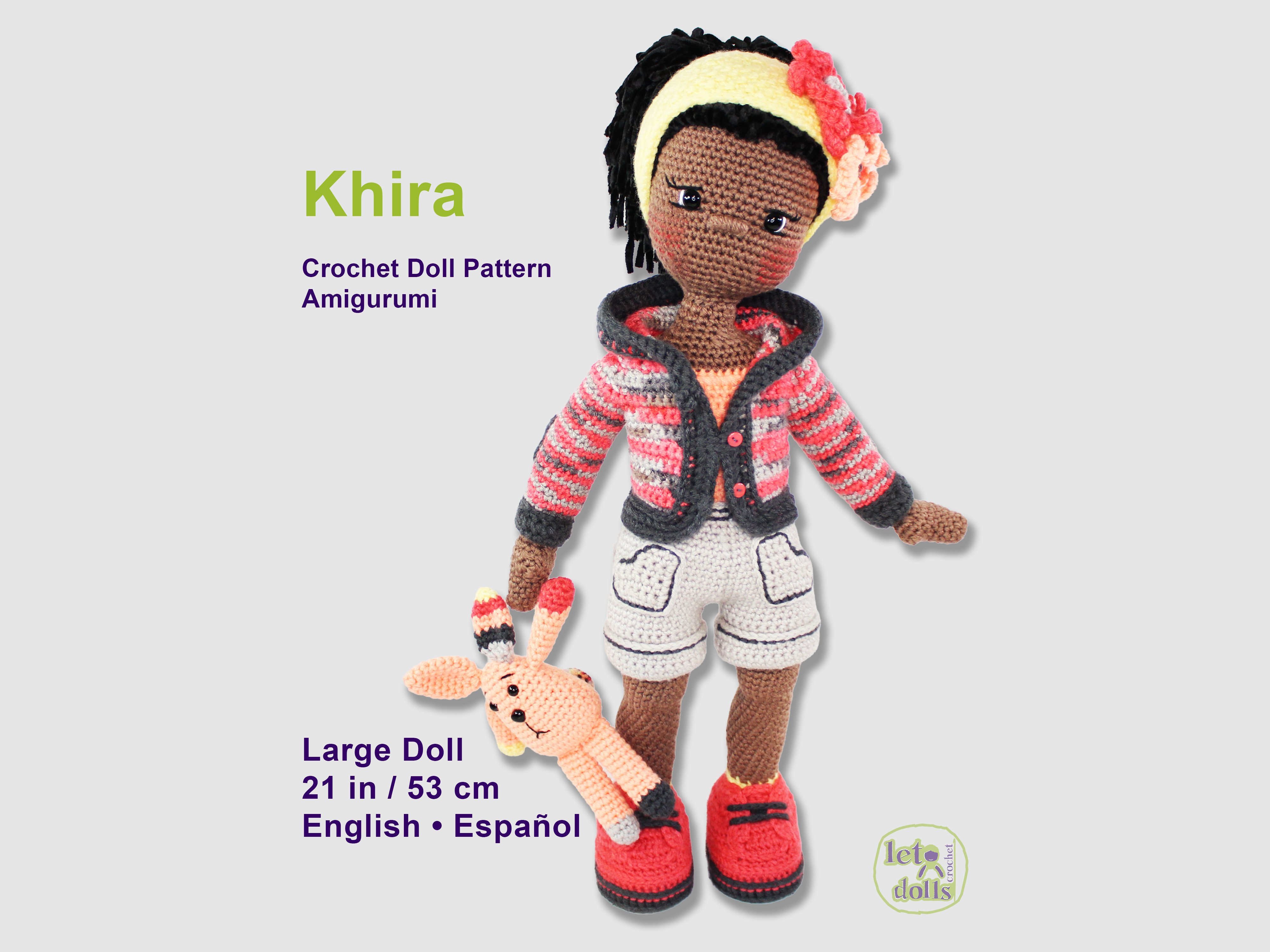Khira Large Crochet Doll