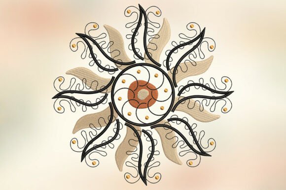 Mandala Embroidery Design