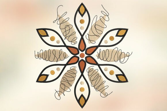 Mandala Embroidery Design