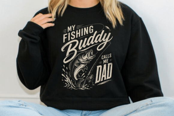 My Fishing Buddy PNG Graphic Illustrations By MZ Design Shop