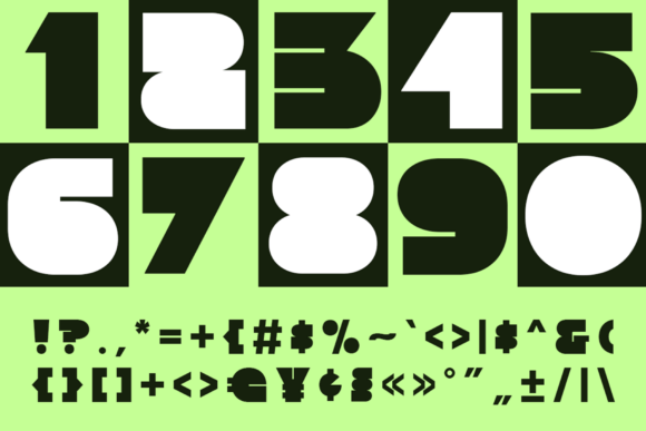 Nobu Font PNG with transparent background - Preview 3