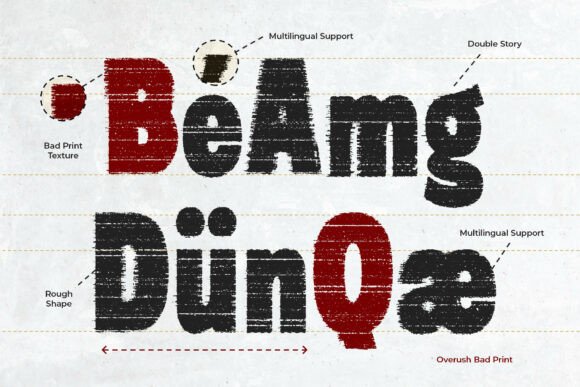 Overush Font PNG with transparent background - Preview 2
