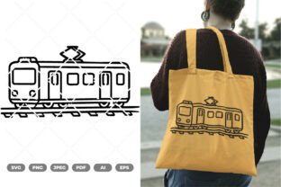 Pantograph Train SVG & Clipart