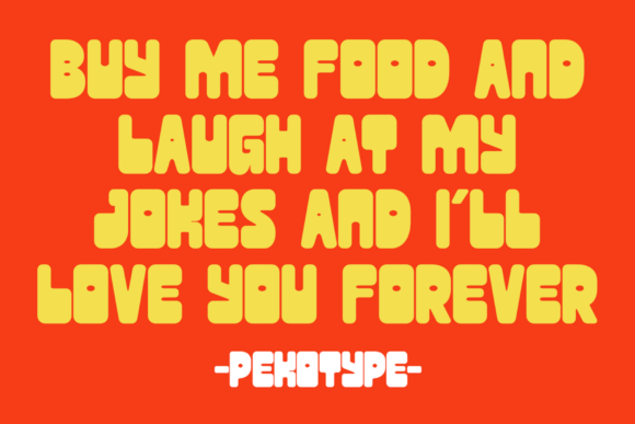 Paobun Font PNG with transparent background - Preview 5