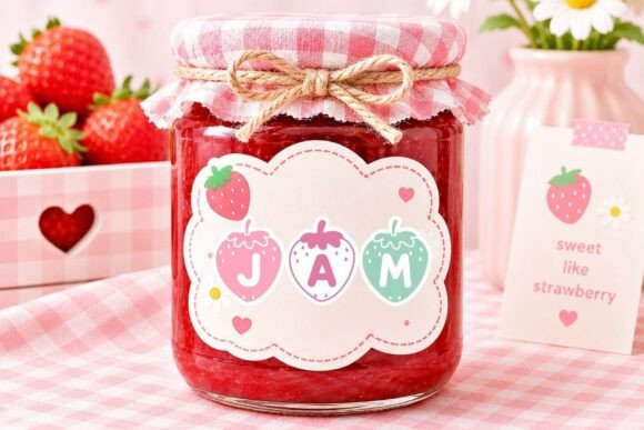 Pink Berry Font PNG with transparent background - Preview 1