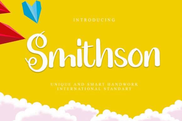Smithson Font Serif Font Di GiaLetter