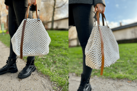 Tote Bag Macrame DIY Pattern