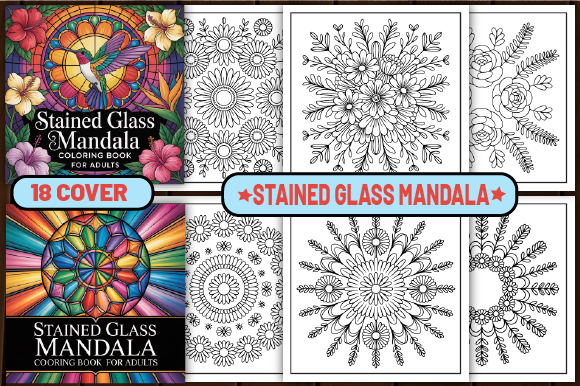 71 Stained Glass Mandala Coloring Pages