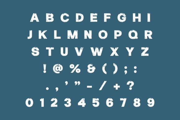 Black Brush Font - Preview 5