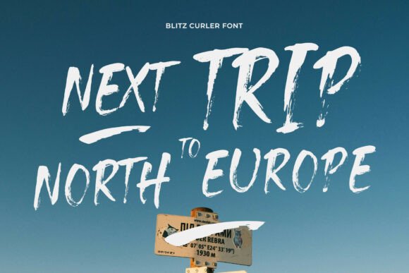 Blitz Curlers Font - Preview 6