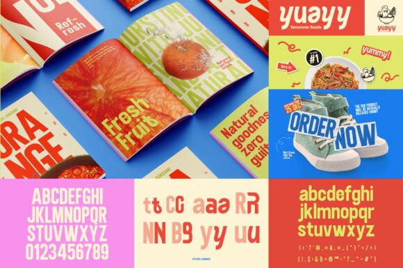 Bold Geometric Bundle Font - Preview 2