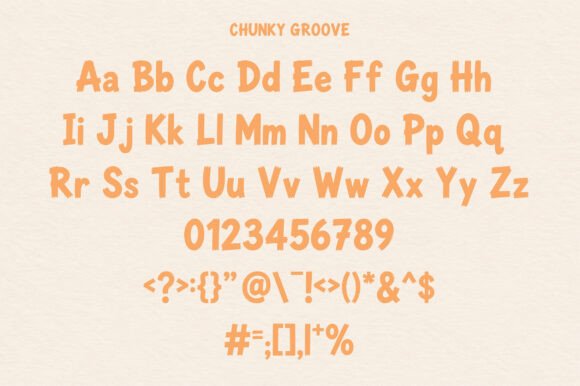 Chunky Brush Font - Preview 2
