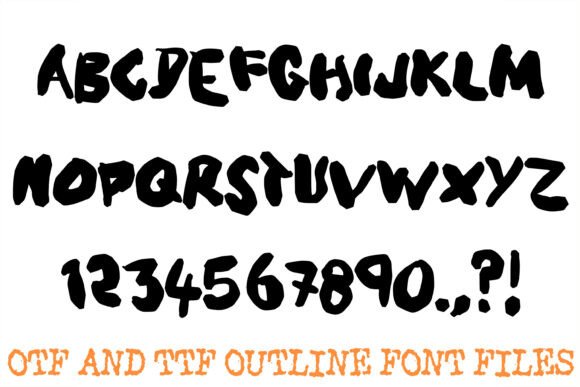 Chunky Chips Font - Preview 1