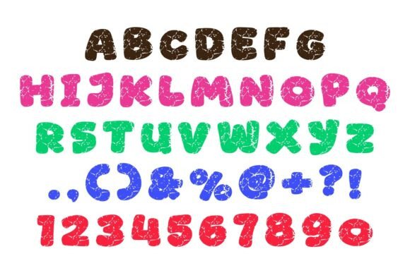 Cute Grunge Font - Preview 4