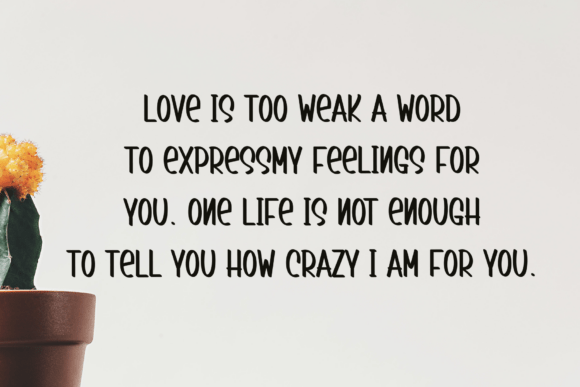 Emotion Font - Preview 3